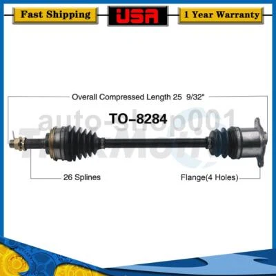 Eje trasero izquierdo CV eje articulado se adapta a Toyota RAV4 AWD 2,4 L 2004 2001 2002 2003 2005 Foto 1 de 2