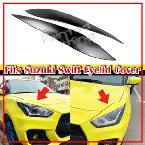 2017-2023 Fit For Suzuki Swift 3rd 5D Front Headlight Cover Eyebrow Unpainted - Picture 1 of 6