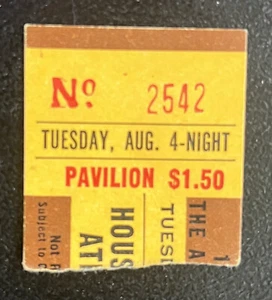 8/4/70 ASTROS/BRAVES TICKET STUB-JOHN MAYBERRY TRIPLE #1/HANK&TOMMIE AARON HITS - Imagen 1 de 1