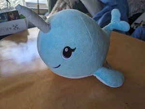 Build a Bear blue Sparkle Narwhal Retired plush Cute Christmas Gift 2024 - Picture 1 of 4