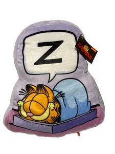 Garfield Kissen Plüsch 10 Zoll x 10 Zoll NEU Retro Cartoon - Bild 1 von 3