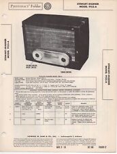 1950 STEWART-WARNER 9153-A RADIO SERVICE MANUAL REPAIR PHOTOFACT schematic FIX