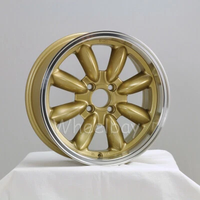RUEDAS ROTA RB 4 PIEZAS 15X7 4X95,25 +25 R GOLD TR7 TR8 SPITFIRE GT6 Foto 1 de 4