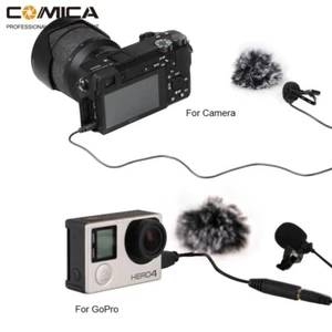 Comica CVM-V01GP Clip-on Condenser Lavalier Lapel Microphone for Gopro Camera - Picture 1 of 9