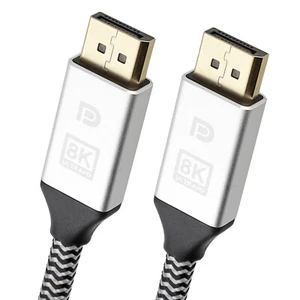 Pro Displayport v1.4 32.4GBPS 8K@60Hz 4K@144Hz HDR Kabel Gold 2m - Bild 1 von 6