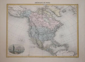 NORTH AMERICA  - AMERIQUE DU NORD.... MIGEON 1870. - Picture 1 of 1