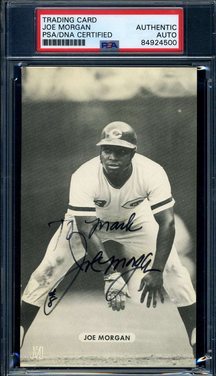 【SALE】MLBジョー・モーガン サイン入り写真 MLB Joe Morgan Signed Documents & Cut Signatures