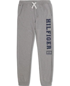 Tommy Hilfiger Boy's Gray Recycled Jogger Pants Size 7 - Picture 1 of 2