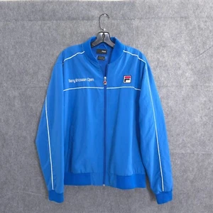 Fila Sony Ericsson Full Zip Tennis Warmup Jacke Blau Herren M Vintage Master Miami - Bild 1 von 20