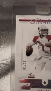 🔥2021–22 Panini Flawless Diamond Encased Kyler Murray Jersey match number 🔥