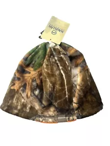 Magellan Outdoors Real Tree Men's Hunting Reversible Camo / Orange Beanie BNWT - Picture 1 of 2