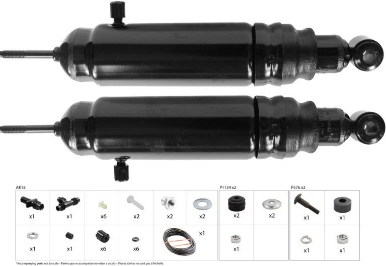 Amortiguadores de aire traseros Chevrolet Monroe 1955-1957 (juego) Foto 1 de 1