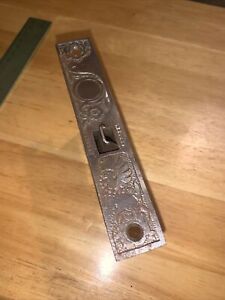 Antique Mortise  Lock Russell & Erwin Engraved Art Work-AS IS! Salvage