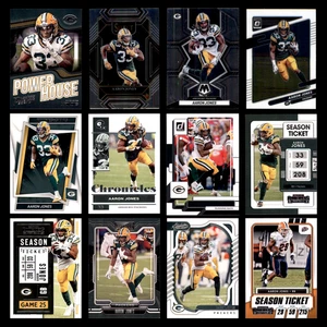 Lote 12 Tarjetas de Fútbol Aaron Jones 2021 Panini Prestige Power House Packers Set - Imagen 1 de 15