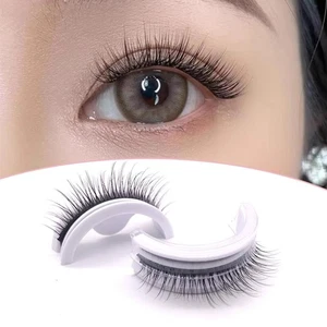 Reusable Self-Adhesive False Eyelashes, Full Strip Eyelash, Glue-Free a a GX - Picture 1 of 21