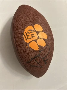 DABO SWINNEY SIGNED Wilson NCAA FOOTBALL CLEMSON TIGERS AUTOGRAPH ACC Autograph - Picture 1 of 9