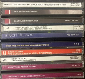 Bulk lot of Classical CDs (BIRGIT NILSSON Opera & Vocal) As Pictured F46 - Foto 1 di 2