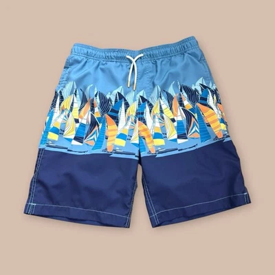 Bañador Southern Tide XL para hombre azul veleros multicolor forrado con estampado integral Foto 1 de 4