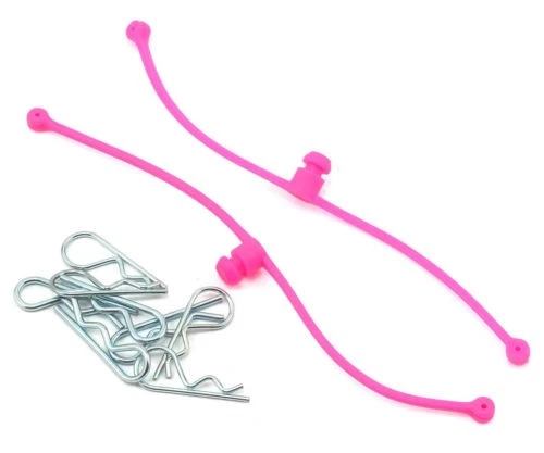 Dubro 2251 Pink Body Klip Retainers (Pack of 2) - Image 1 of 1