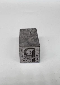 Vintage Printing Letterpress Printers Block Letter PMonotype 5/16" x 5/16" - Picture 1 of 2
