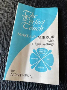 Espejo de maquillaje Perfect Touch Northern Vintage publicidad servicio eléctrico estación - Imagen 1 de 2
