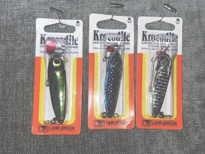 Lot Of 3 KROCODILE  Fishing Lures - Luhr Jensen - NEW (MY) - Image 1 of 4