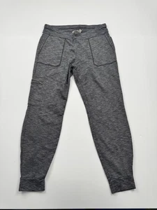 Athleta Hose Damen mittelgrau Jogger Activewear seitliche Reißverschlusstasche spitz zulaufend Fitnessstudio - Bild 1 von 7