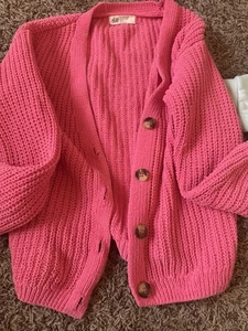 Kids H&M Cardigan #pink - Picture 1 of 4