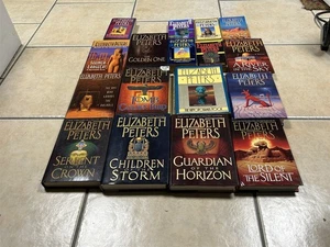 17 ELIZABETH PETERS ~ AMELIA PEABODY HARD COVER & PAPERBACK BOOKS - Picture 1 of 24