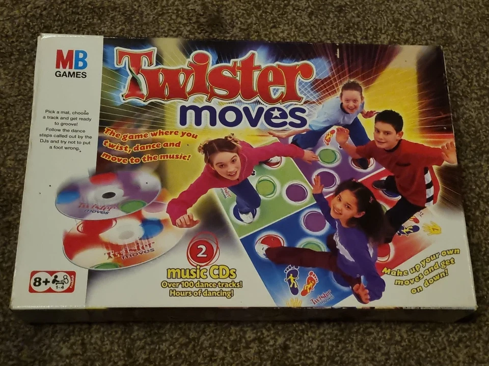 MB Games Twister Moves from 2003 Dance And Move Game With 2 Cds - Image 1 of 2