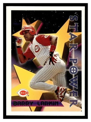 1996 Topps Barry Larkin #6 Cincinnati Reds - Image 1 of 2