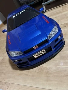 Nikko Rc Gt-R 1/5 Scale Blue Remote Control Car Fully Functional Hobby Grade - Picture 1 of 10