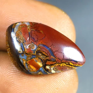 9.16 ct Cabochon Shape (21X13mm)Multi Color Australian Koroit Boulder Opal - Picture 1 of 2
