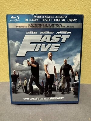 Fast Five -Extended Edition- (Blu-ray + DVD, 2011) - Image 1 of 3