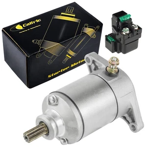 Starter & Relay Solenoid for Suzuki LT-F400 LT-F400F Eiger 2X4 4X4 Man 2002-2007 - Picture 1 of 8