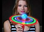 Light up clown flashing spinning wand party favor