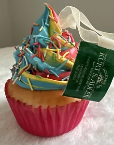 Kurt Adler Soft Foam Cupcake Ornament Christmas Icing Multicolor Sprinkles 3.5” - Picture 1 of 7