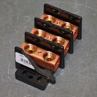 CHIPPED - Eaton Bussmann Power Distribution Block 16003-3, 255A, 600V AC, 3P - Image 1 of 4