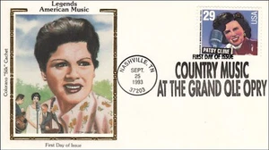 Patsy Cline Singer American Legend Country Music US Colorano Silk FDC 1993 - Picture 1 of 1