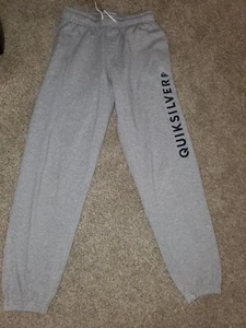 Quicksilver gray sweatpants Pants Youth Boy's Size 26 us pockets - Picture 1 of 4