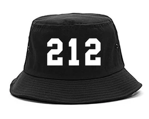 Kings Of NY 212 718 Zip Code Printed Bucket Hat New York - Picture 1 of 5