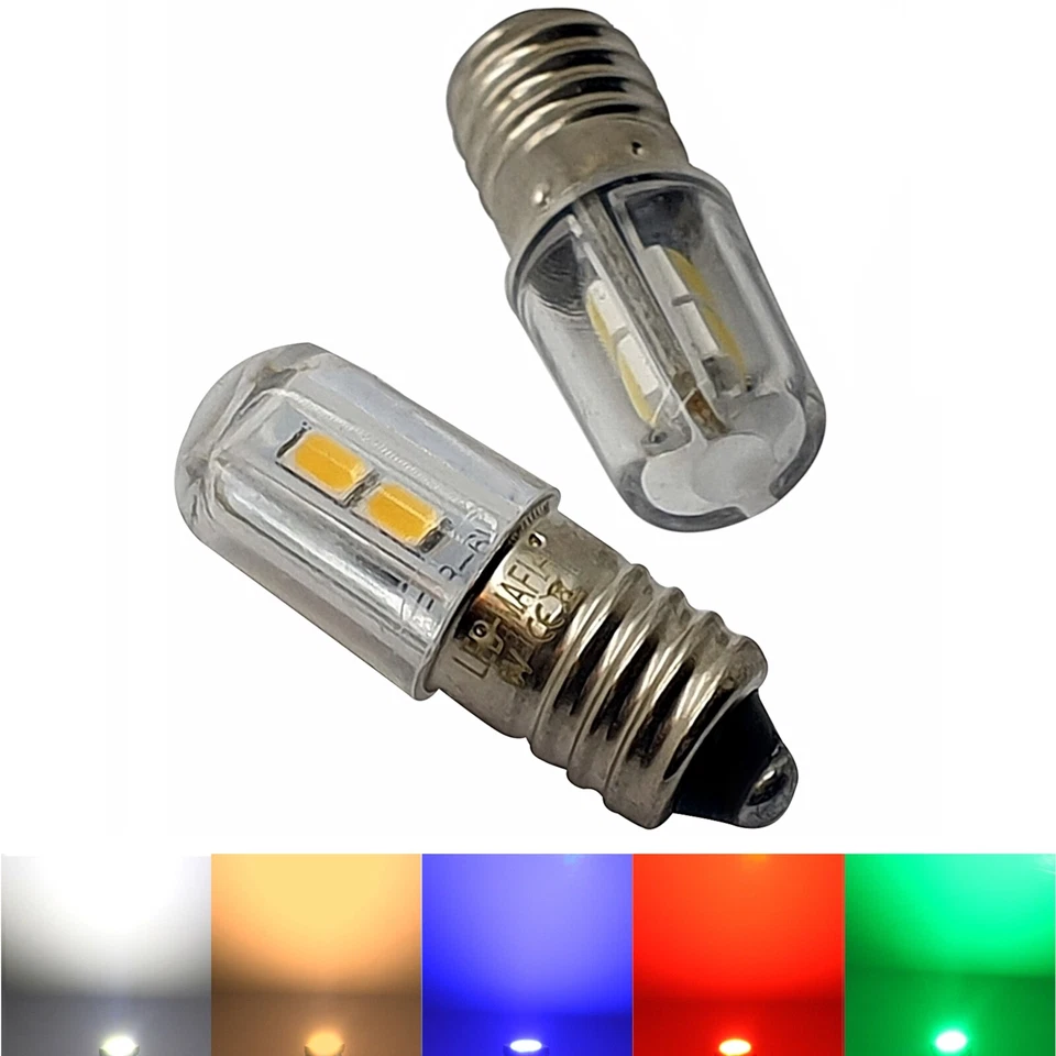 2x 10x E10 LED Replacement Lighting 6V Bulbs Iluminating Star Advent Pale White - Image 1 of 1