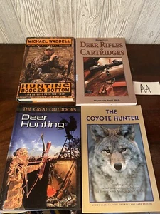 Lot Of 4 Hunting Books Coyote And Deer Hunting - Picture 1 of 13