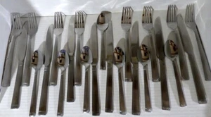 23 pcs Cambridge CORTINA Stainless Steel Flatware China Excellent Condition - Picture 1 of 6