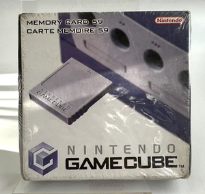 Gamecube Memory Card 59, New And Sealed **Damaged** - Picture 1 of 8