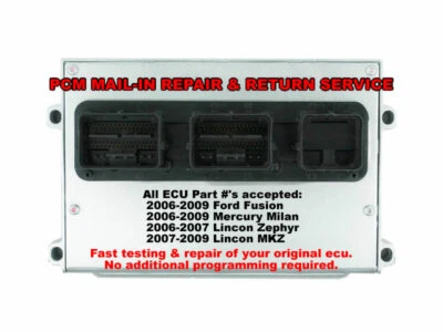 PCM REPAIR: 2006-2009 FORD FUSION,MILAN,ZEPHYR,MKZ 2.3L,3.0L,3.5L-7E5A,6E5A,7U7A - Image 1 of 3