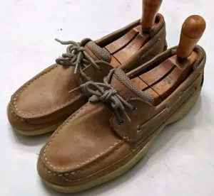 MENS SPERRY TOP SIDER LEEWARD 2-EYED BOAT SHOES 0777924 SIZE 8M - Picture 1 of 7