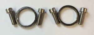 Front & Rear Exhaust Header Manifold Bolts Studs & Gaskets for SV650 03-07 - Picture 1 of 1