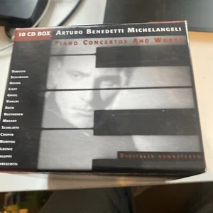 Michelangeli, Arturo Benedetti Piano Concertos & Works (CD) 10 Cd Set - Picture 1 of 6
