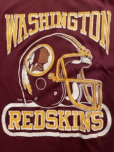 Washington Redskins Vintage T-Shirt Single Stitch Spring Ford NFL Size Med USA - Picture 1 of 6